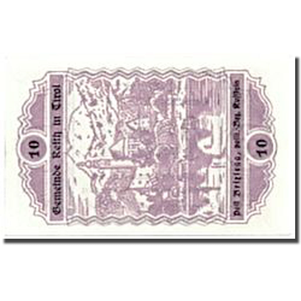 Banconote, Austria, Reith, 10 Heller, paysage, SPL, Mehl:FS 831a