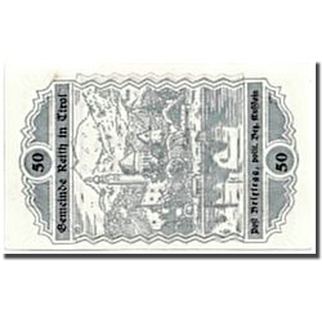 Banknote, Austria, Reith, 50 Heller, paysage, UNC(63), Mehl:FS 831a
