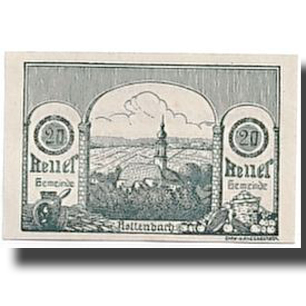 Banknote, Austria, Rottenbach, 20 Heller, Eglise, UNC(63), Mehl:851 I