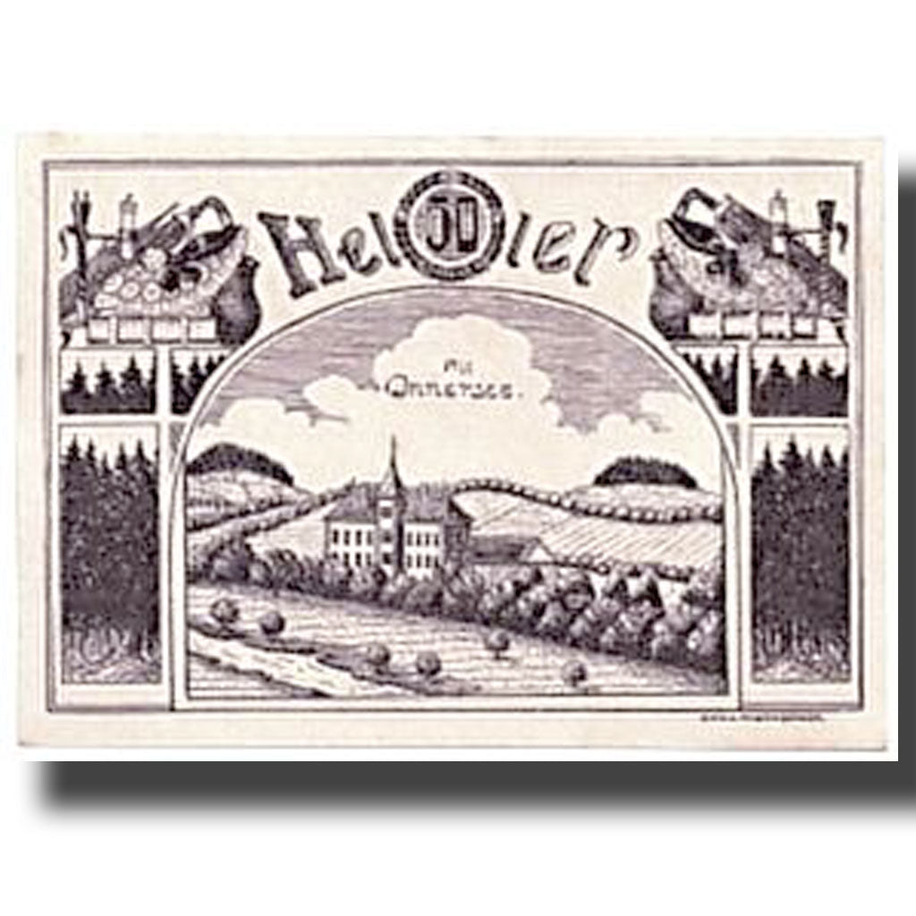 Banknote, Austria, Rottenbach, 50 Heller, paysage, UNC(63), Mehl:851 I