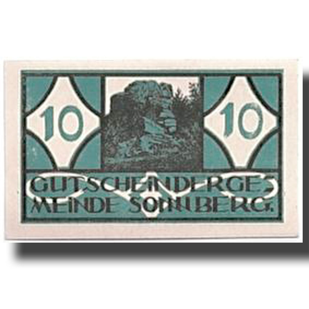 Banknote, Austria, Sonnberg O.Ö. Gemeinde, 10 Heller, paysage, UNC(63)