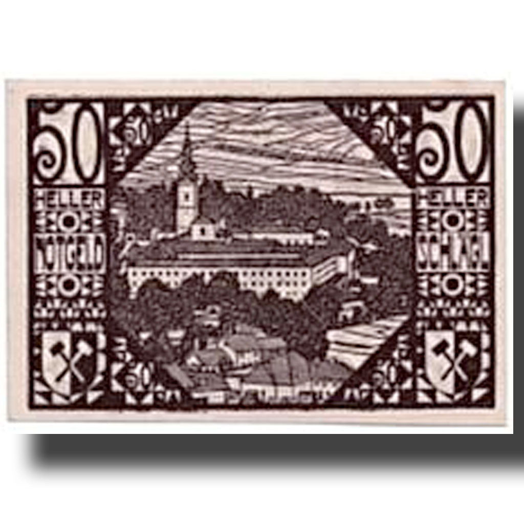 Banknote, Austria, Schlägl, 50 Heller, paysage, KM:960, UNC(63)