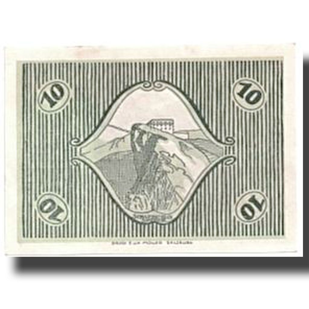 Banknote, Austria, St Gilgen, 10 Heller, paysage, 1920, 1920-05-08, UNC(63)