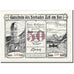 Banknote, Austria, Seebades Zell Am See, 50 Heller, château, 1920, 1920-06-01