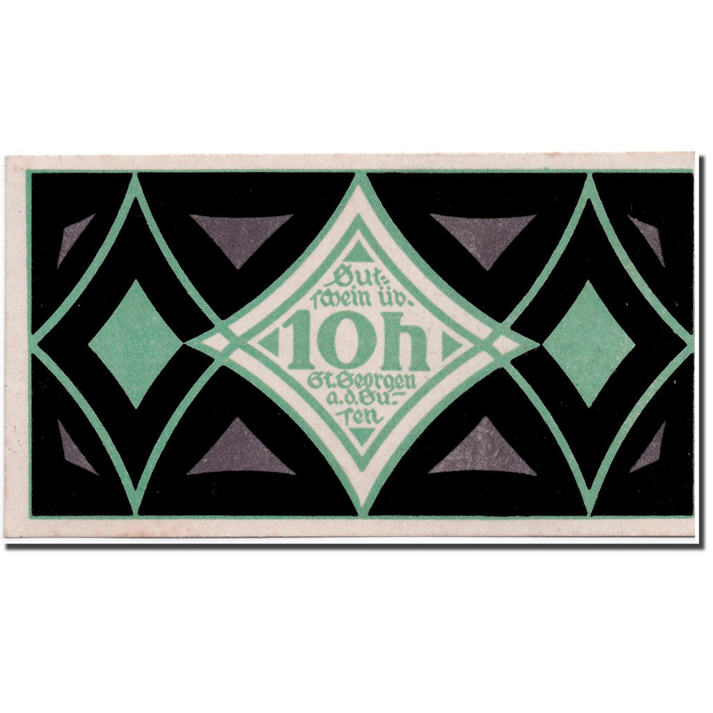 Banknote, Austria, St Georgen, 10 Heller, graphique, UNC(63), Mehl:886 I