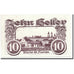 Geldschein, Österreich, St Florian, 10 Heller, château, 1920, 1920-03-15