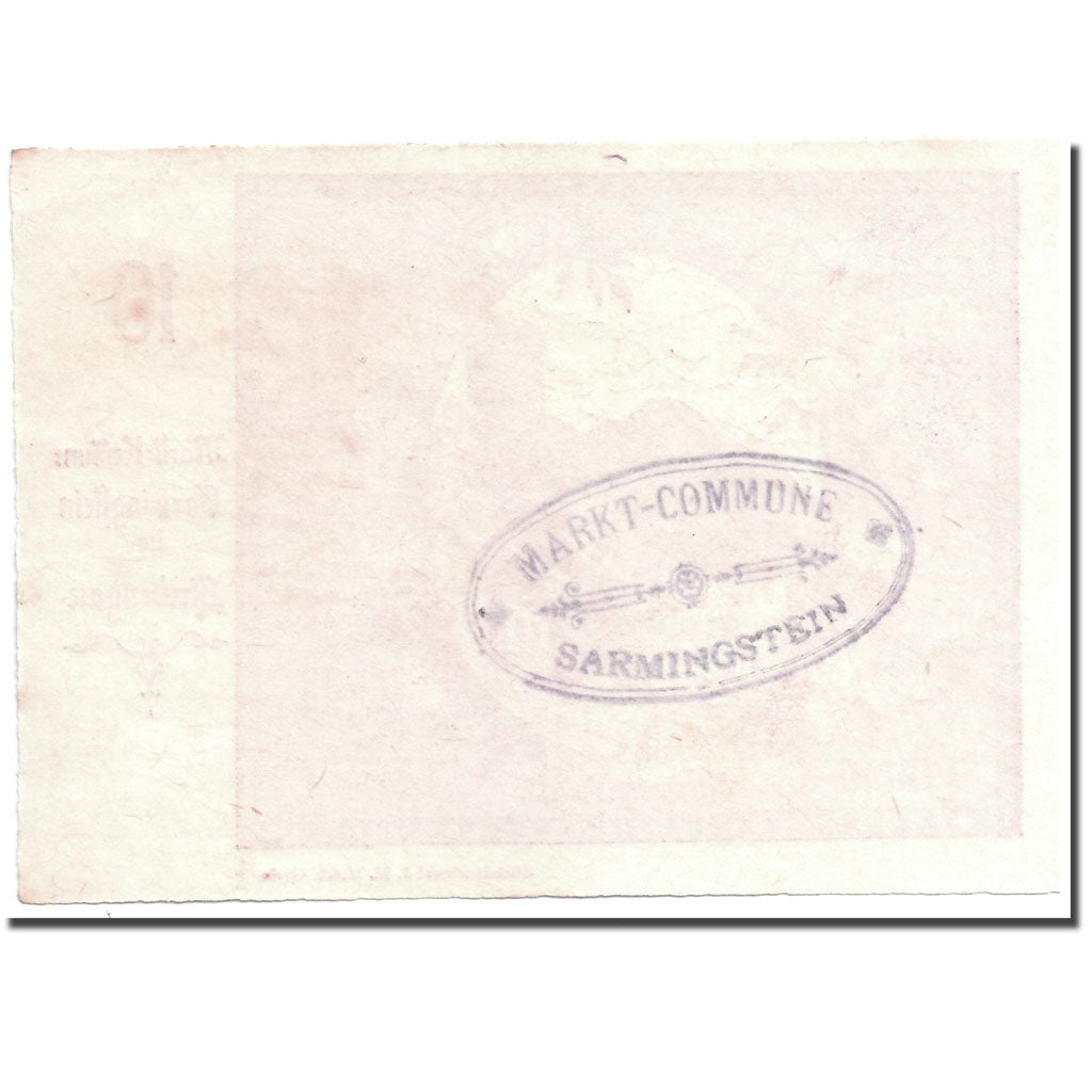 Geldschein, Österreich, Sarmingstein, 10 Heller, paysage, UNZ-, Mehl:949.1