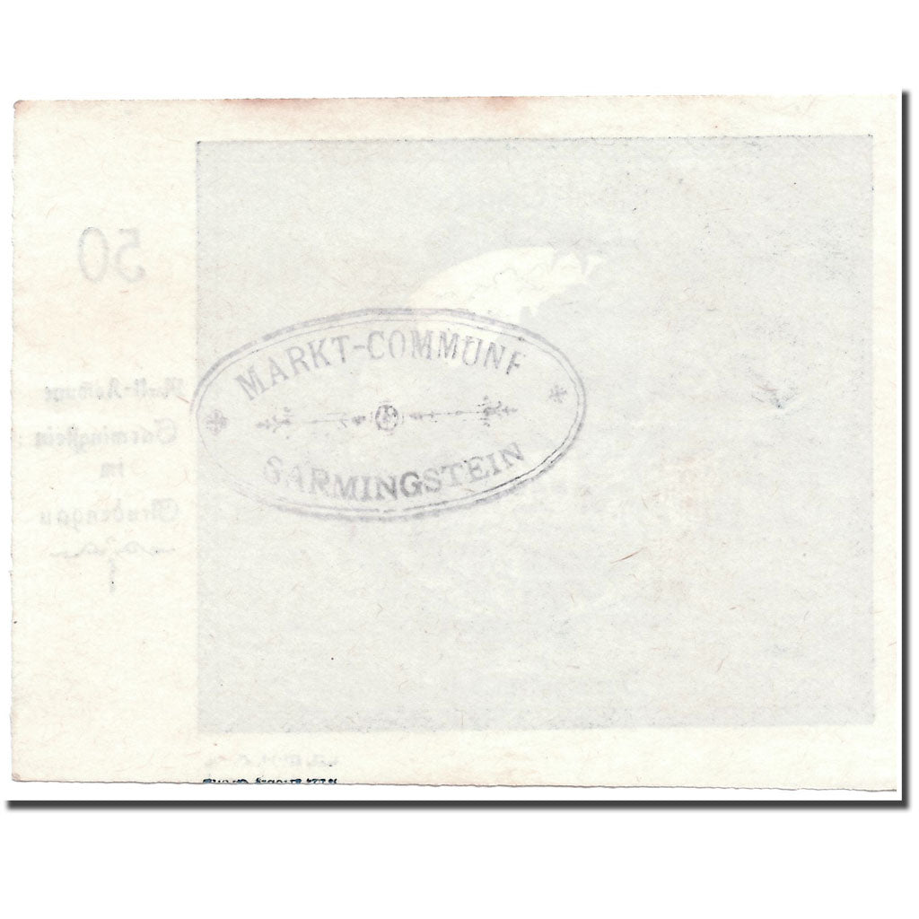 Banknote, Austria, Sarmingstein, 50 Heller, paysage, UNC(63), Mehl:949.1