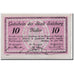 Banknote, Austria, Salzburg, 10 Heller, Monument, 1920, UNC(63), Mehl:862 I