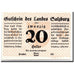 Banknote, Austria, Salzburg, 20 Heller, graphique, 1919, 1919-10-01, UNC(63)