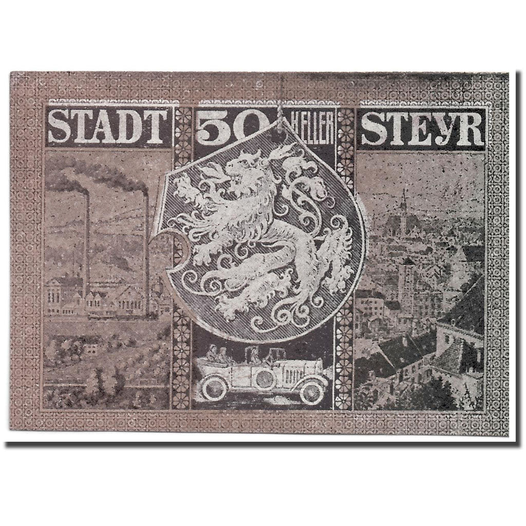 Banknote, Austria, Steyr, 50 Heller, Blason, UNC(63), Mehl:1034 II