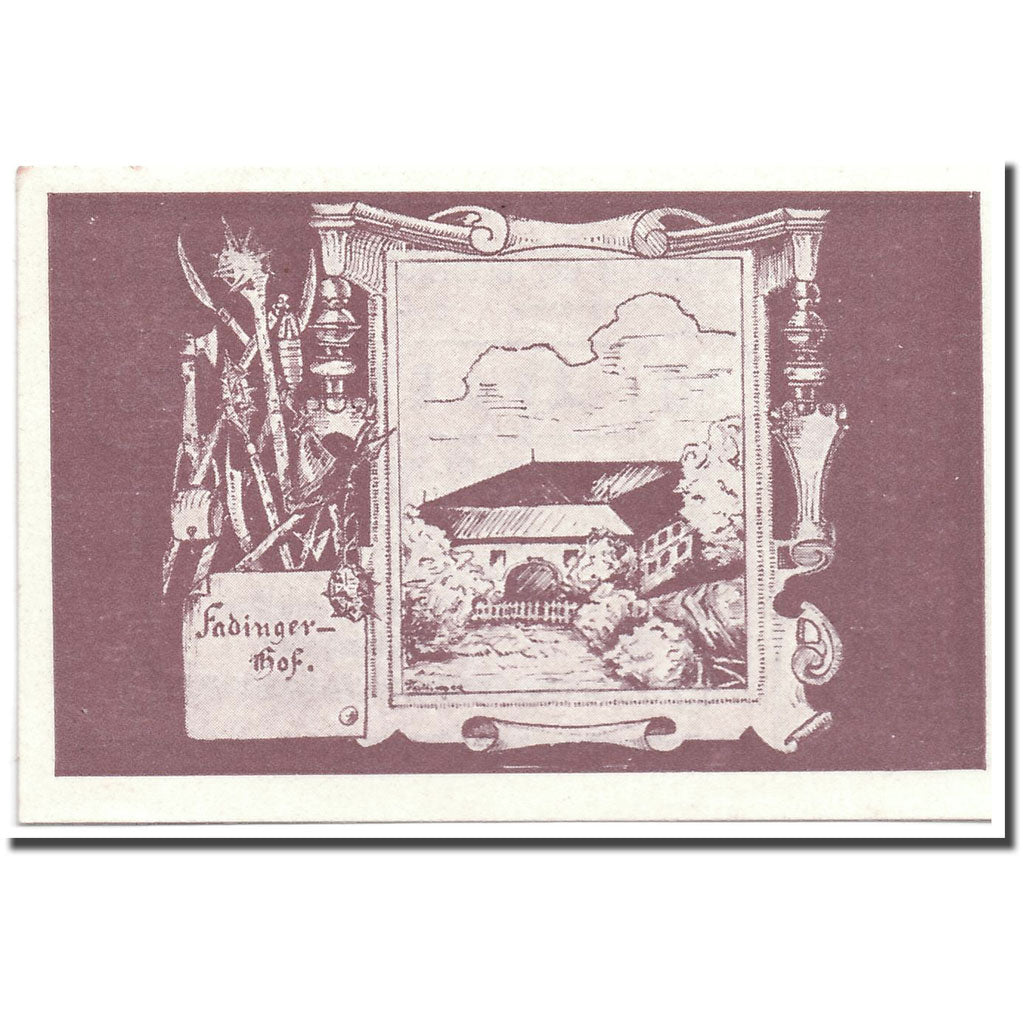 Geldschein, Österreich, St Agatha, 50 Heller, paysage 2, 1920, UNZ-, Mehl:877 I