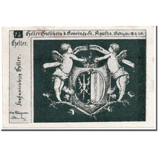 Banknote, Austria, St Agatha, 75 Heller, ange, 1920, UNC(63), Mehl:877 I