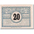 Geldschein, Österreich, Treubach O.Ö. Gemeinde, 20 Heller, agriculteur, 1920