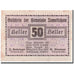 Geldschein, Österreich, Tumeltsham, 50 Heller, graphique, 1920, 1920-05-16