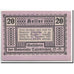Geldschein, Österreich, Taiskirchen, 20 Heller, graphique, 1920, 1920-05-15