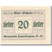 Banknote, Austria, Tumeltsham, 20 Heller, graphique, 1920, 1920-05-16, UNC(63)