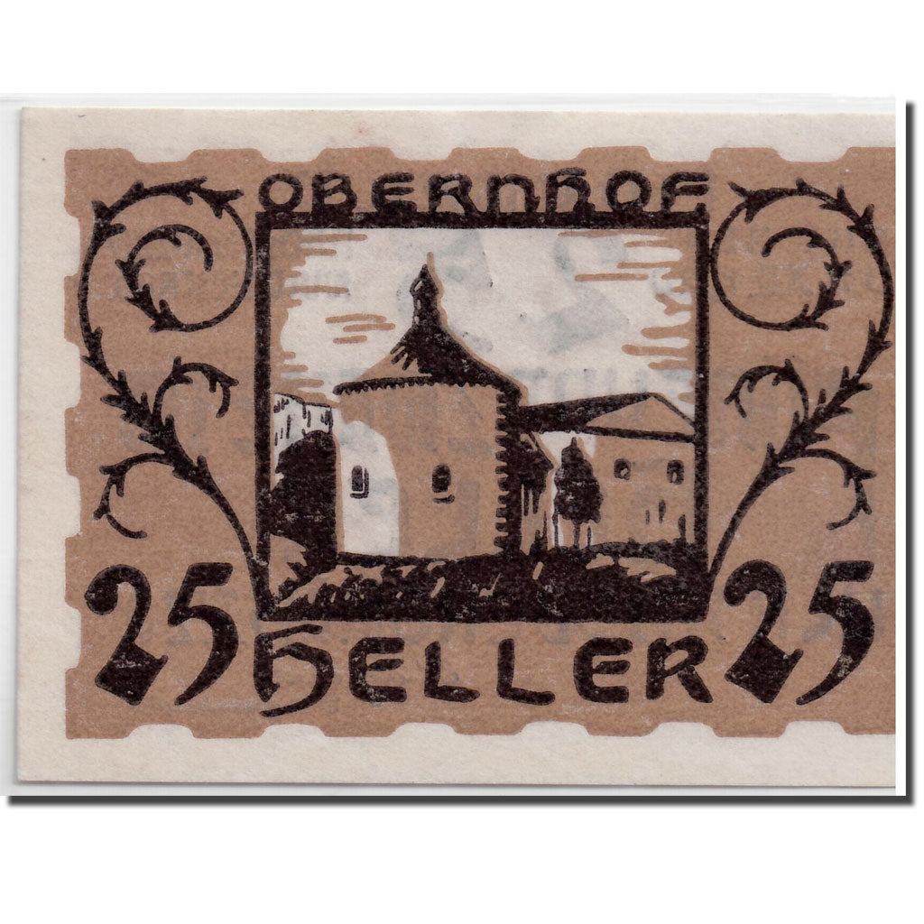 Banknote, Austria, Ulrichsberg, 25 Heller, paysage, 1920, 1920-05-05, UNC(63)