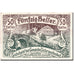 Banconote, Austria, Unterweitersdorf, 50 Heller, paysage, 1920, 1920-05-15, SPL
