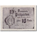 Geldschein, Österreich, Prägarten, 10 Heller, métier à tisser, 1920, UNZ-