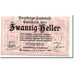 Banknote, Austria, Vorarlberger, 20 Heller, Ecusson, 1919, 1919-10-01, UNC(63)