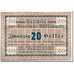 Geldschein, Österreich, Vöcklamarkt, 20 Heller, graphique, UNZ-, Mehl:1117Ia