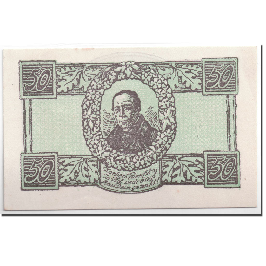 Banknote, Austria, Waldneukirchen, 50 Heller, paysage, UNC(63), Mehl:1134