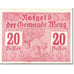 Banknote, Austria, Weng, 20 Heller, Monument, 1920, UNC(63), Mehl:1171