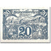 Banknote, Austria, Waizenkirchen, 20 Heller, paysage, 1920, 1920-04-21, UNC(63)