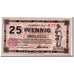 Banknote, Germany, Köln, 25 Pfennig, chevalier, 1918, 1918-06-01, UNC(63)