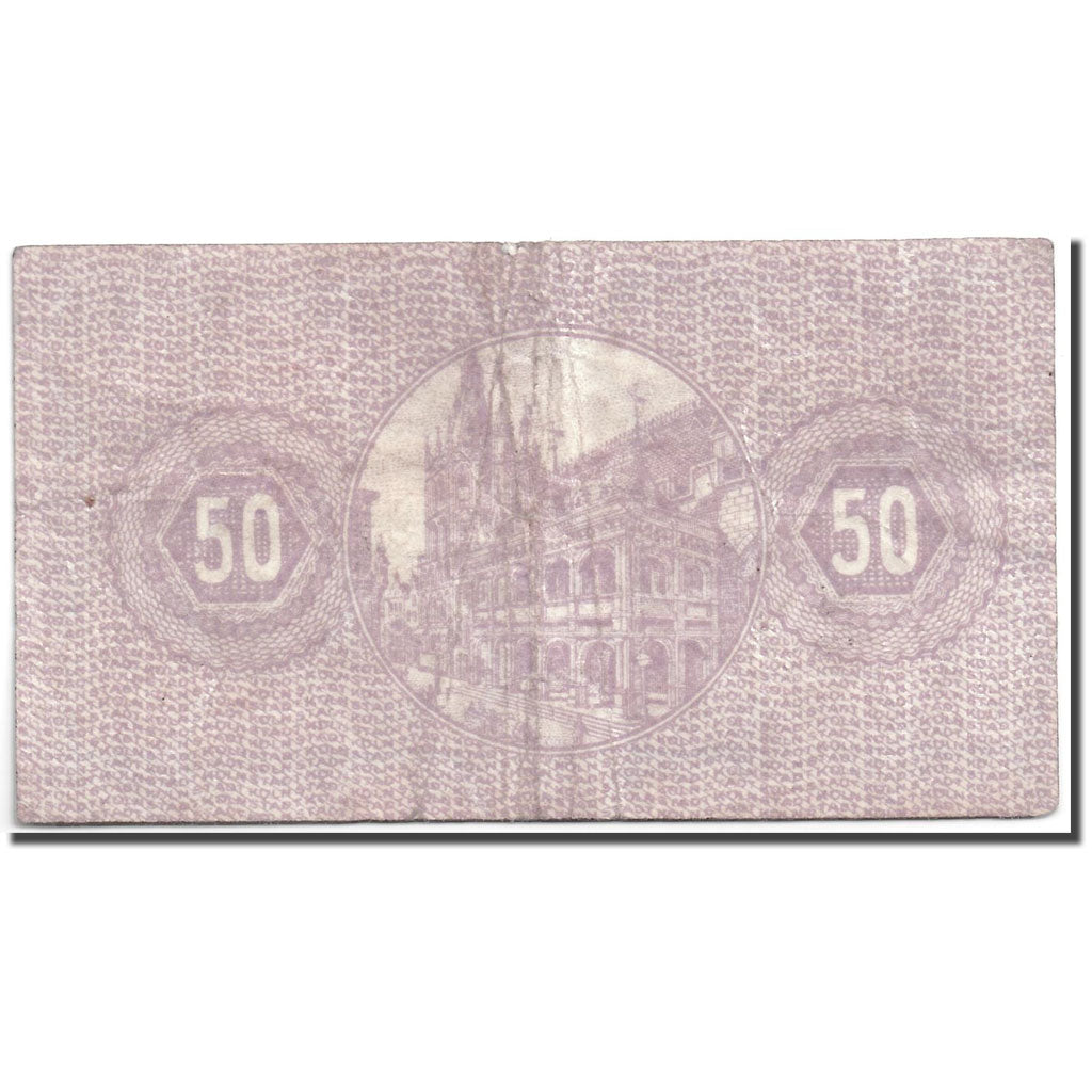Banconote, Germania, Köln, 50 Pfennig, chevalier, 1918, 1918-06-01, SPL