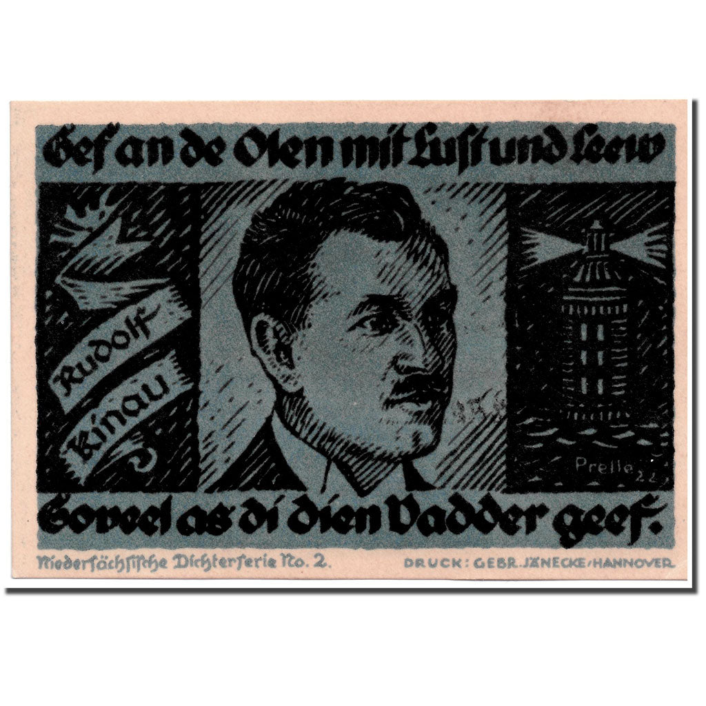 Banknote, Germany, Hannover, 10 Mark, portrait, 1922, 1922-02-01, UNC(63)