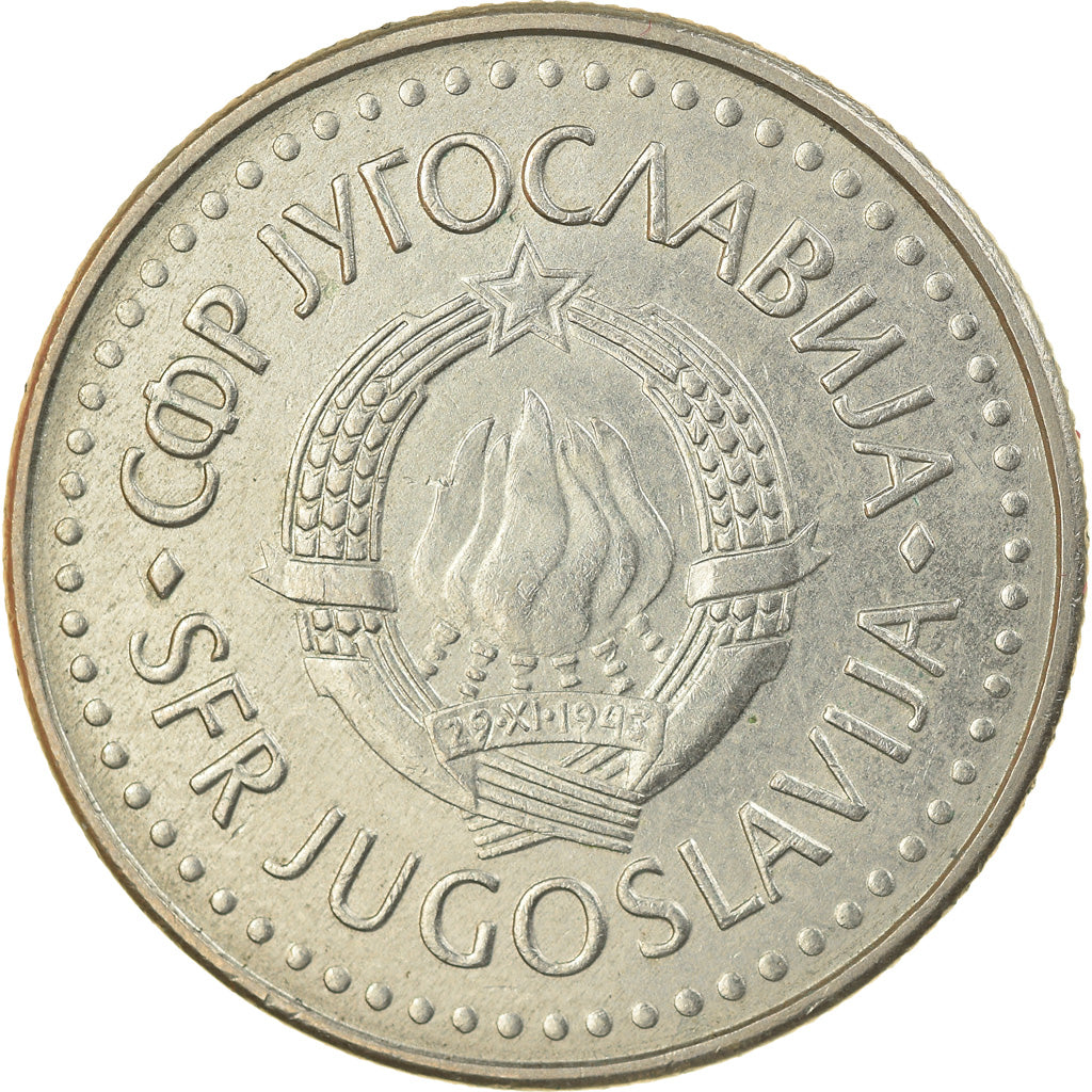 Munten, Joegoslaviëe, 50 Dinara, 1986, PR, Copper-Nickel-Zinc, KM:113