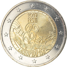 Estonia, 2 Euro, Festival estonien de la chanson, 2019, SPL, Bi-Metallic