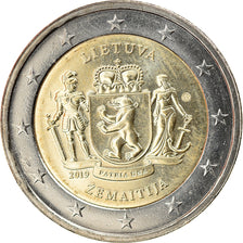 Lituania, 2 Euro, Samogitie, 2019, SPL, Bi-metallico