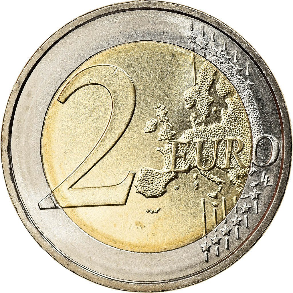 Allemagne, 2 Euro, Landschaft Rheinland, 2017, SPL, Bi-Metallic