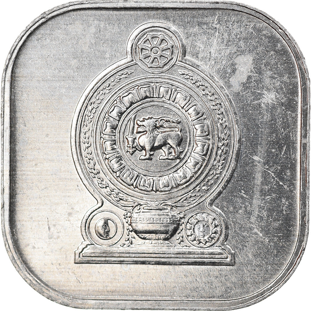 Coin, Sri Lanka, 5 Cents, 1991, MS(63), Aluminum, KM:139a