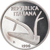 Coin, Italy, 10 Lire, 1996, Rome, Proof, MS(65-70), Aluminum, KM:93