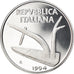 Coin, Italy, 10 Lire, 1994, Rome, Proof, MS(65-70), Aluminum, KM:93