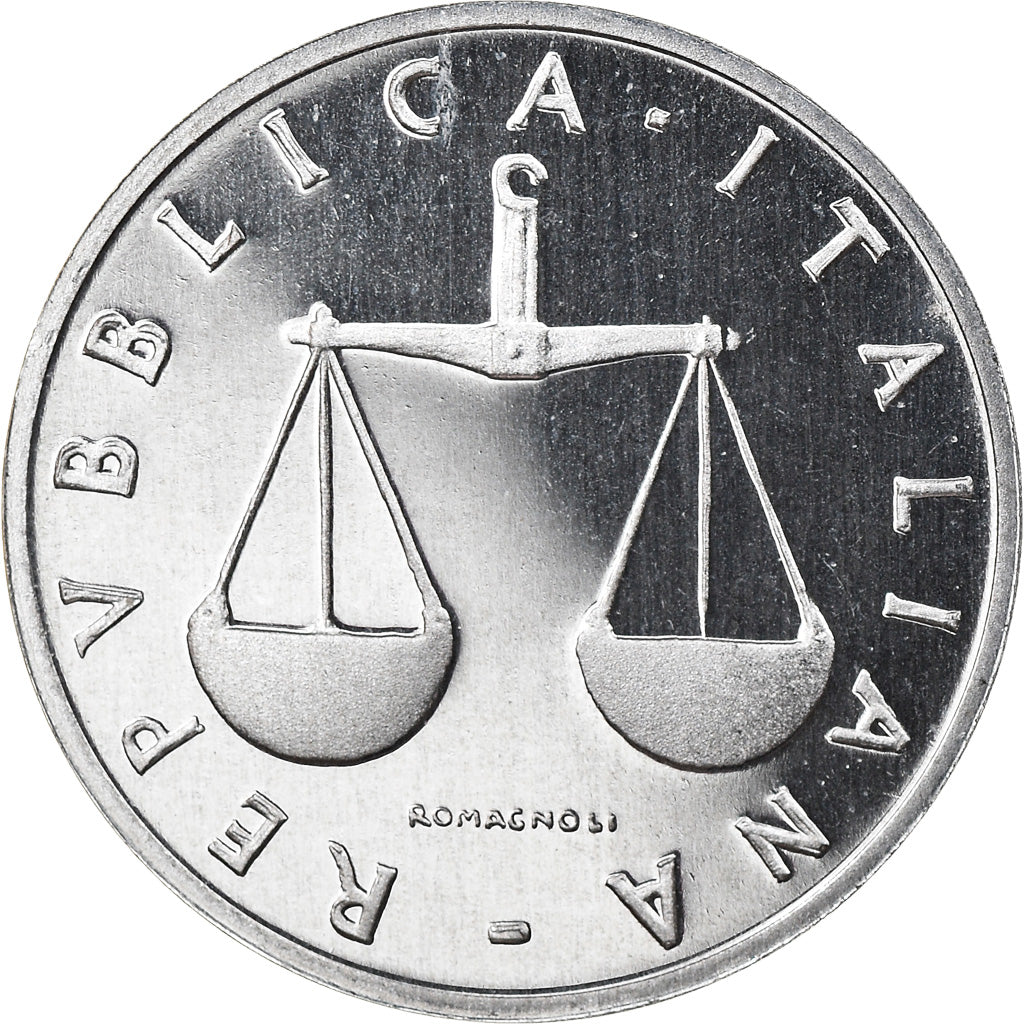 Coin, Italy, Lira, 1992, Rome, Proof, MS(65-70), Aluminum, KM:91