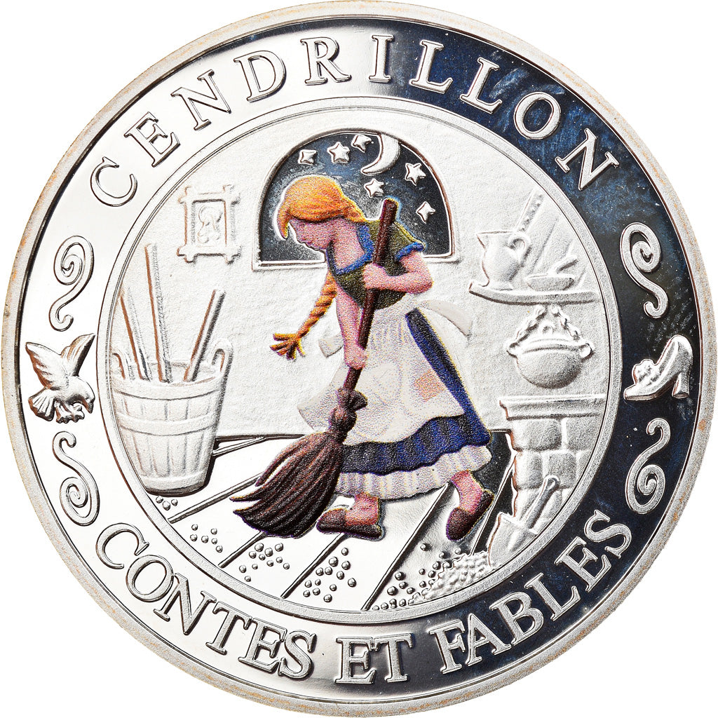 France, Medal, CENDRILLON, Proof, MS(65-70), Silver