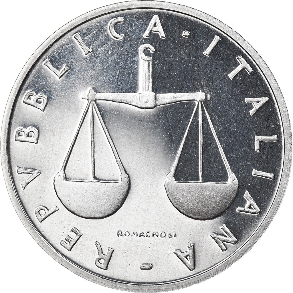 Coin, Italy, Lira, 1996, Rome, Proof, MS(65-70), Aluminum, KM:91