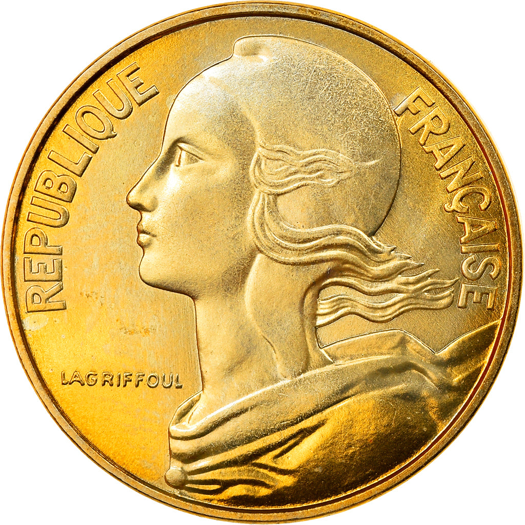 Coin, France, Marianne, 10 Centimes, 1974, Paris, FDC, MS(65-70)