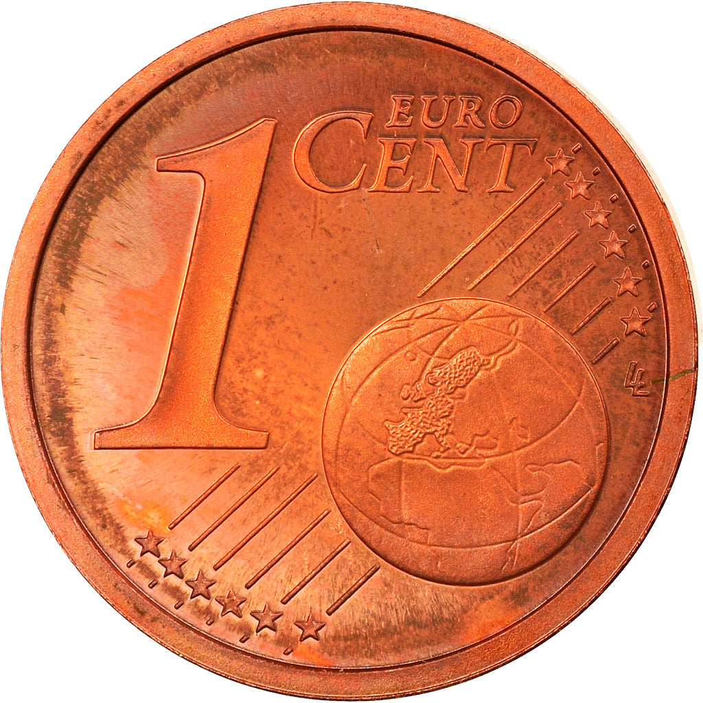 Coin, France, Euro Cent, 2001, Paris, Proof, MS(65-70), Copper Plated Steel
