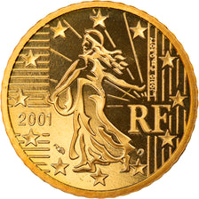 Monnaie, France, 50 Euro Cent, 2001, Paris, Proof, FDC, Laiton, KM:1287
