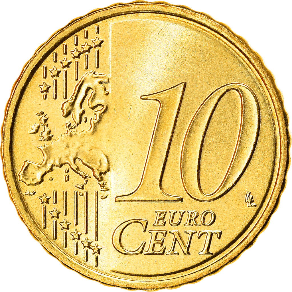 Lituania, 10 Euro Cent, 2015, SC+, Nordic gold