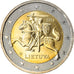 Litwa, 2 Euro, 2015, MS(63), Bimetaliczny