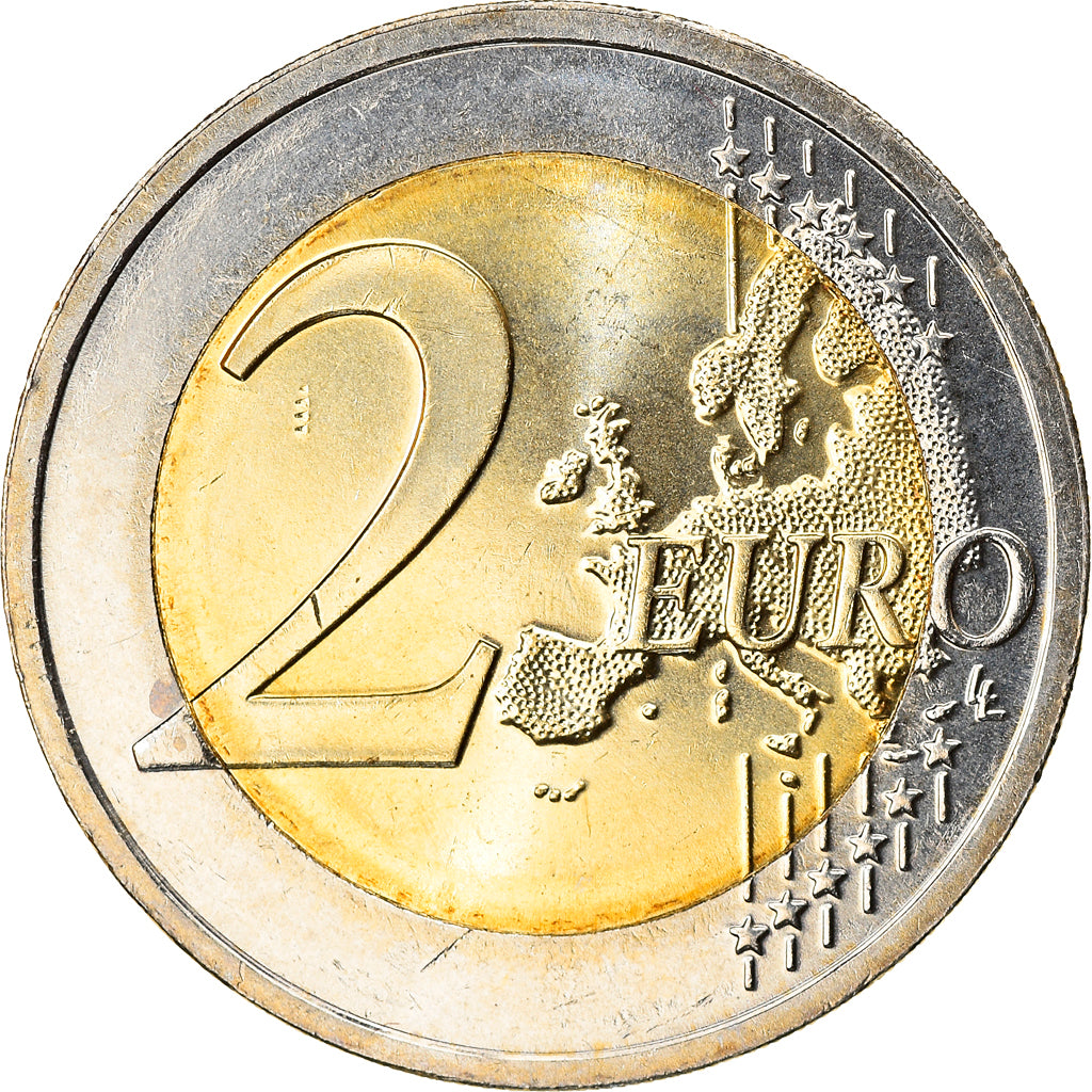 Litwa, 2 Euro, 2015, MS(63), Bimetaliczny