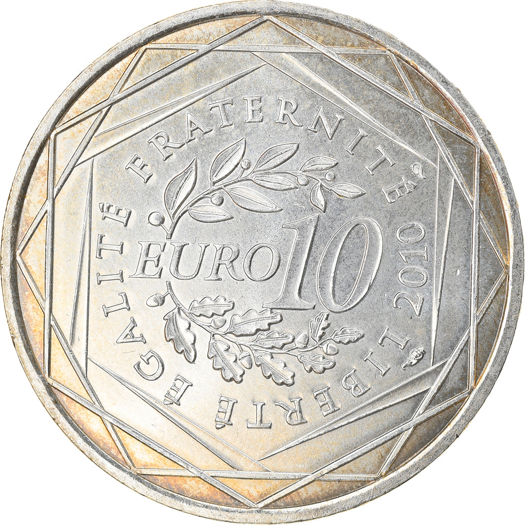 Frankreich, 10 Euro, Ile de France, 2010, Paris, UNZ+, Silber, KM:1657