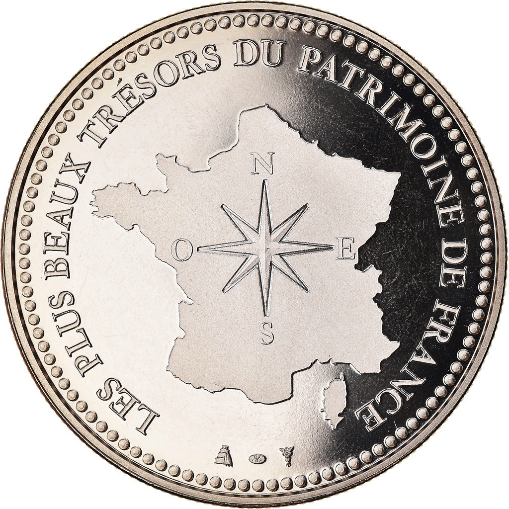 France, Medal, Château de Vaux-le-Vicomte, MS(65-70), Copper-nickel